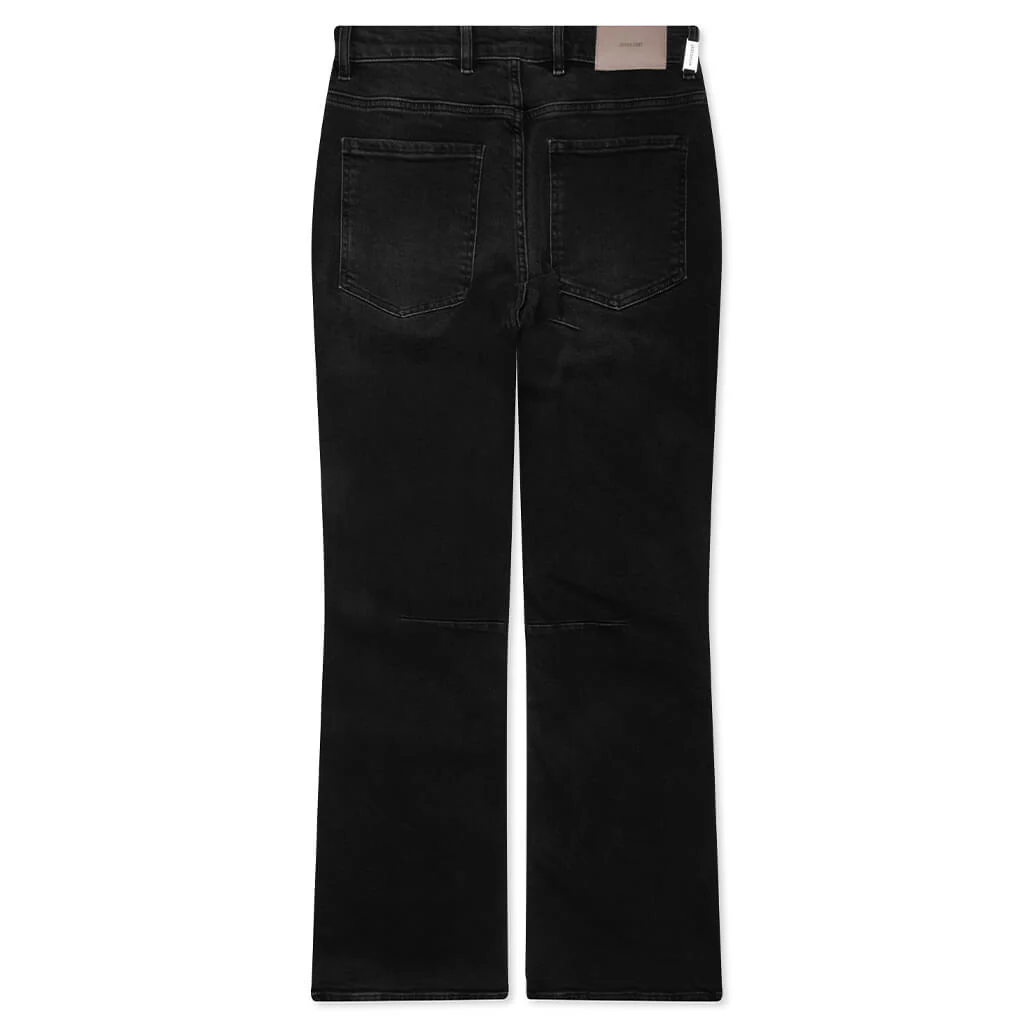 Boot Cut Denim - Aged Black - Image 2