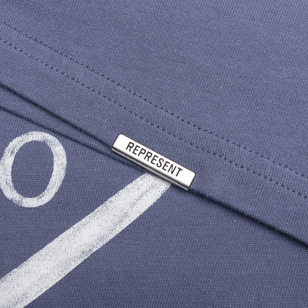 Owners Club Script T-Shirt - Dusty Blue - Image 4