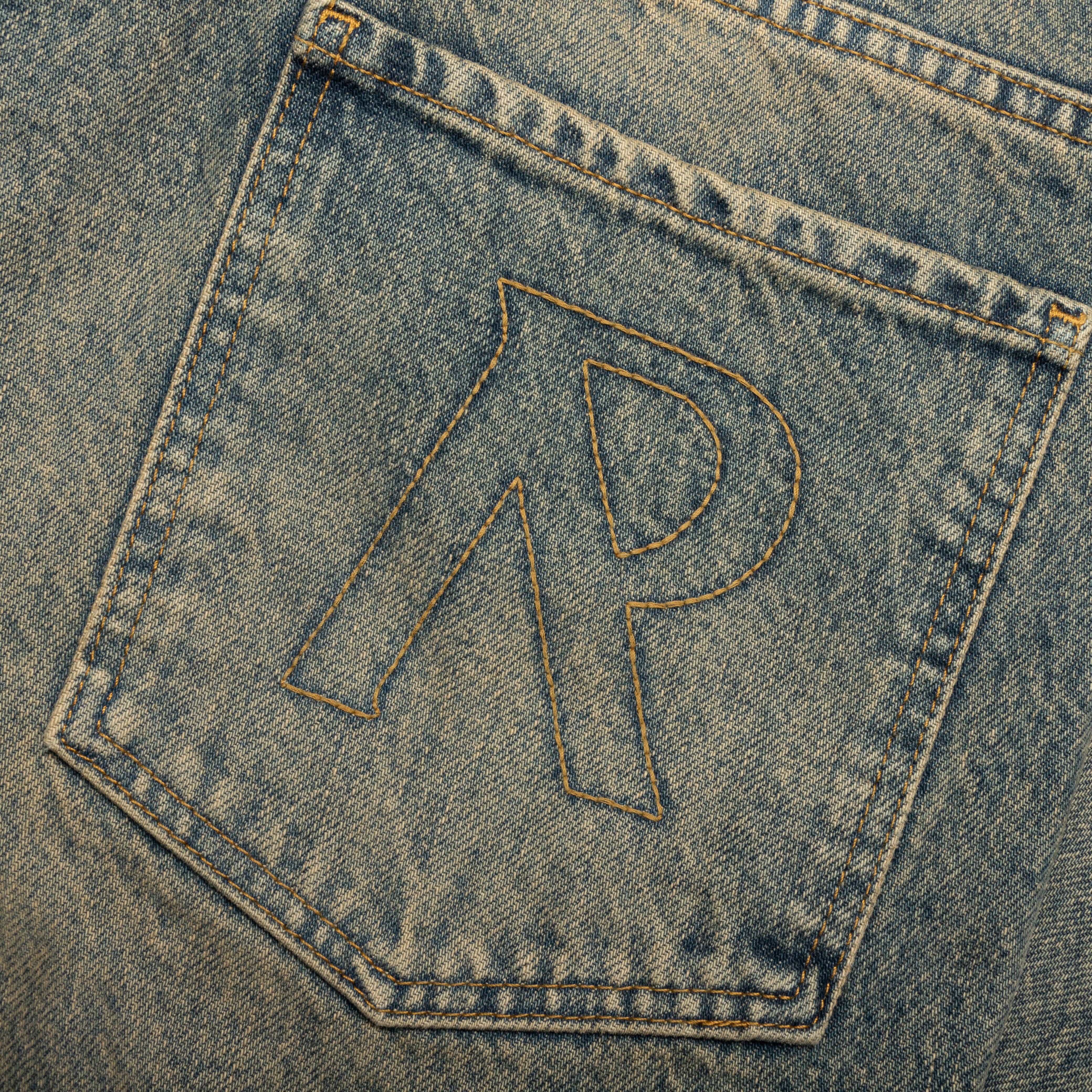 R3 Baggy Denim - Blue Cream - Image 5
