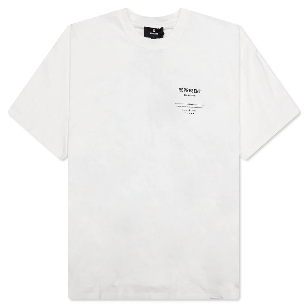 Revere Manor T-Shirt - Aged White