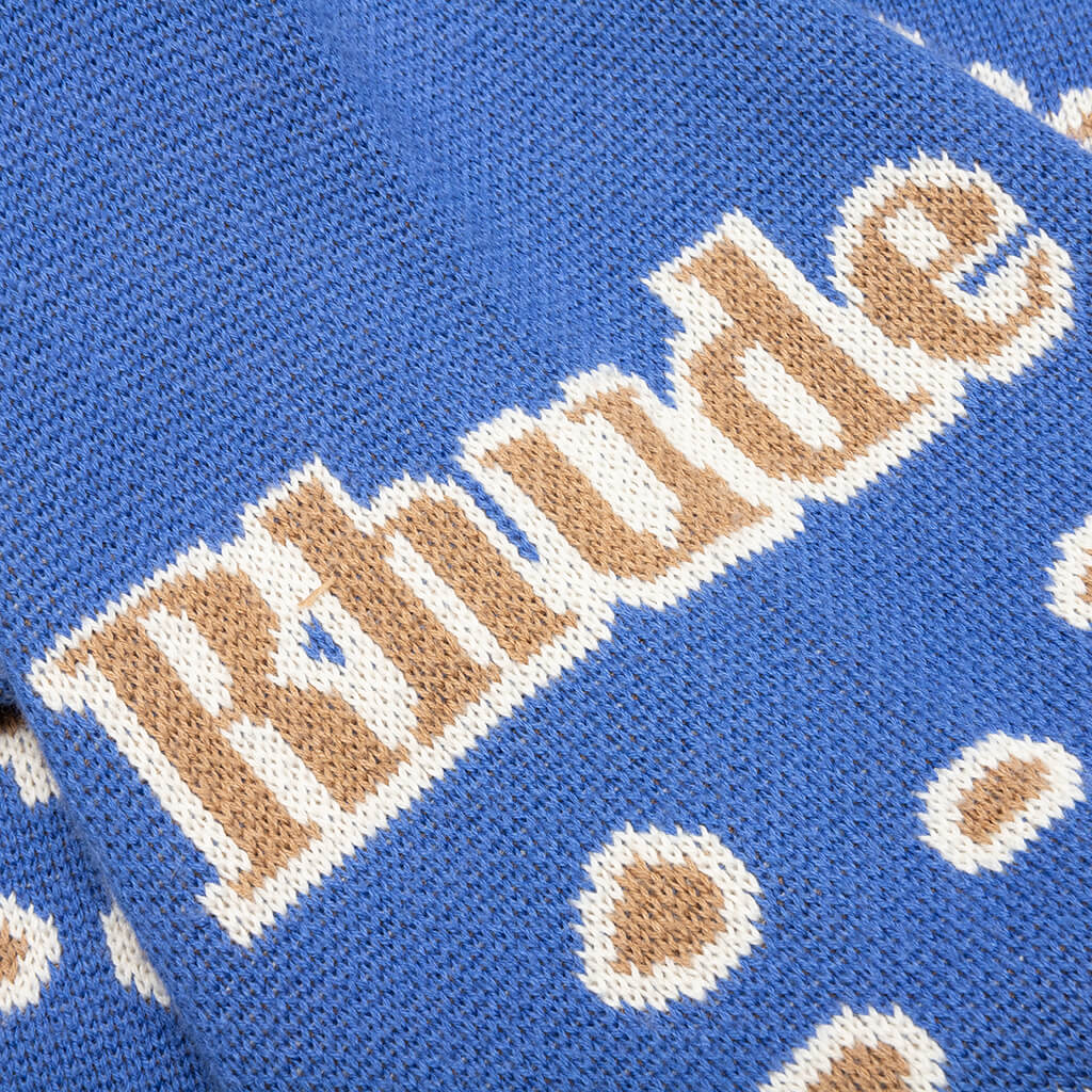 Bandana Knit Crewneck - Light Blue - Image 6