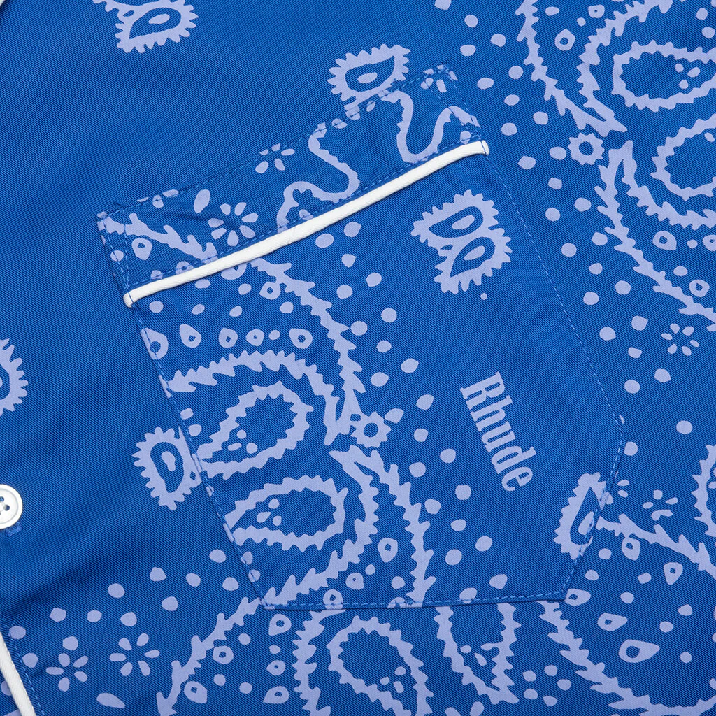 Bandana Track Shirt - Blue - Image 5