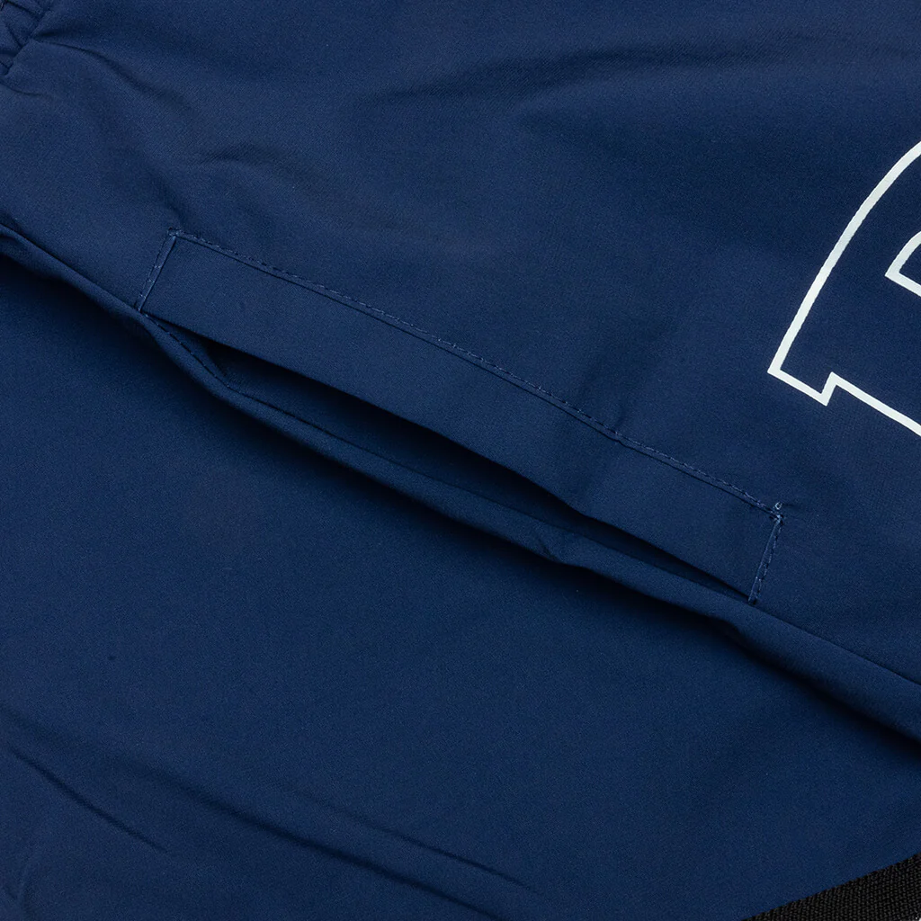Basketball Logo Swim Short - Blue/Black/White - Image 3