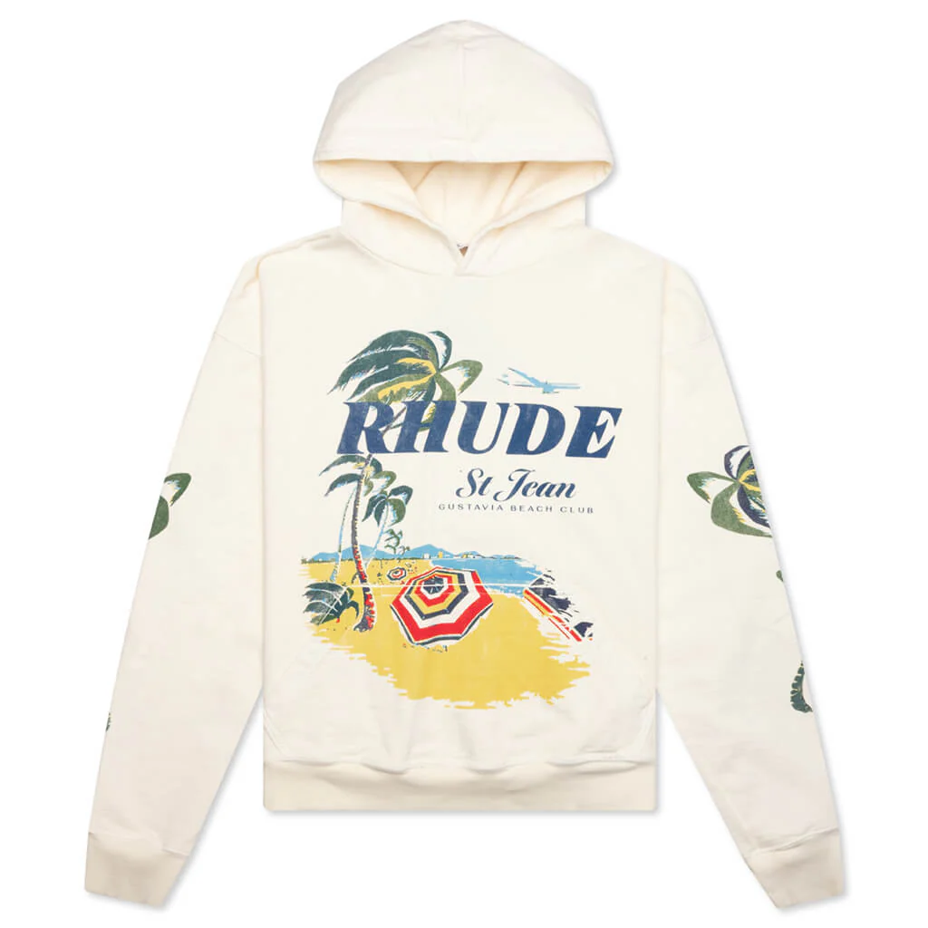 Beach Club Hoodie - Vintage White