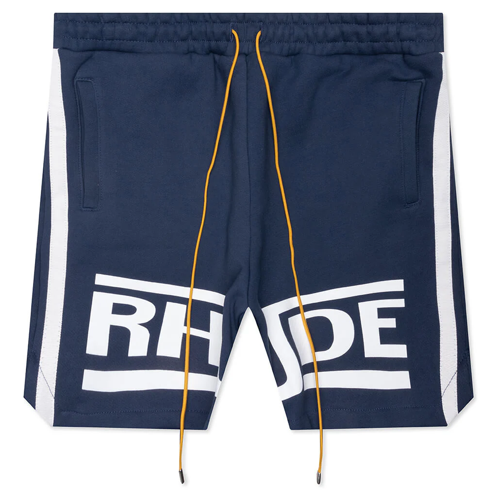 Rhude Champions Short - Navy/Vintage White