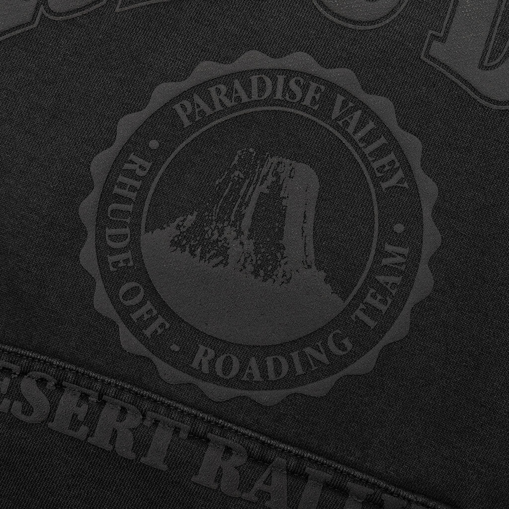 Cropped Desert Valley Hoodie - Black - Image 4