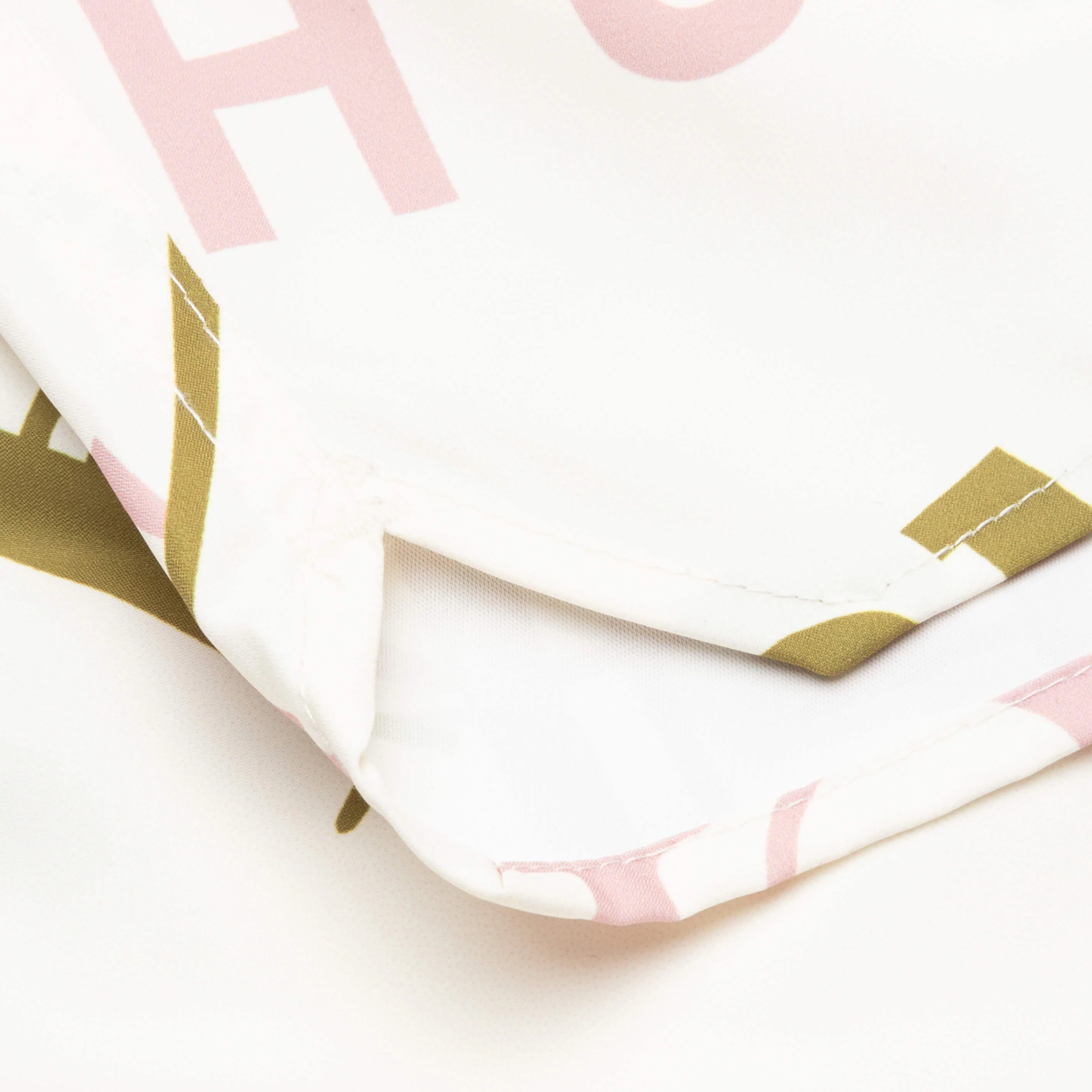 Mash-Up Logo Swim Trunks - Creme/Multi - Image 5