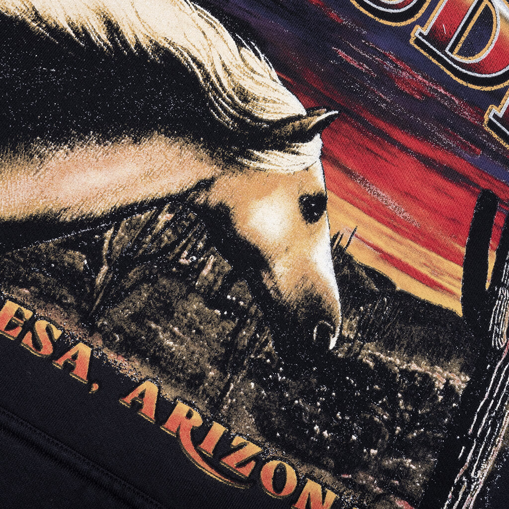 Mesa Stallion Hoodie - Vintage Black/Red/Yellow - Image 3