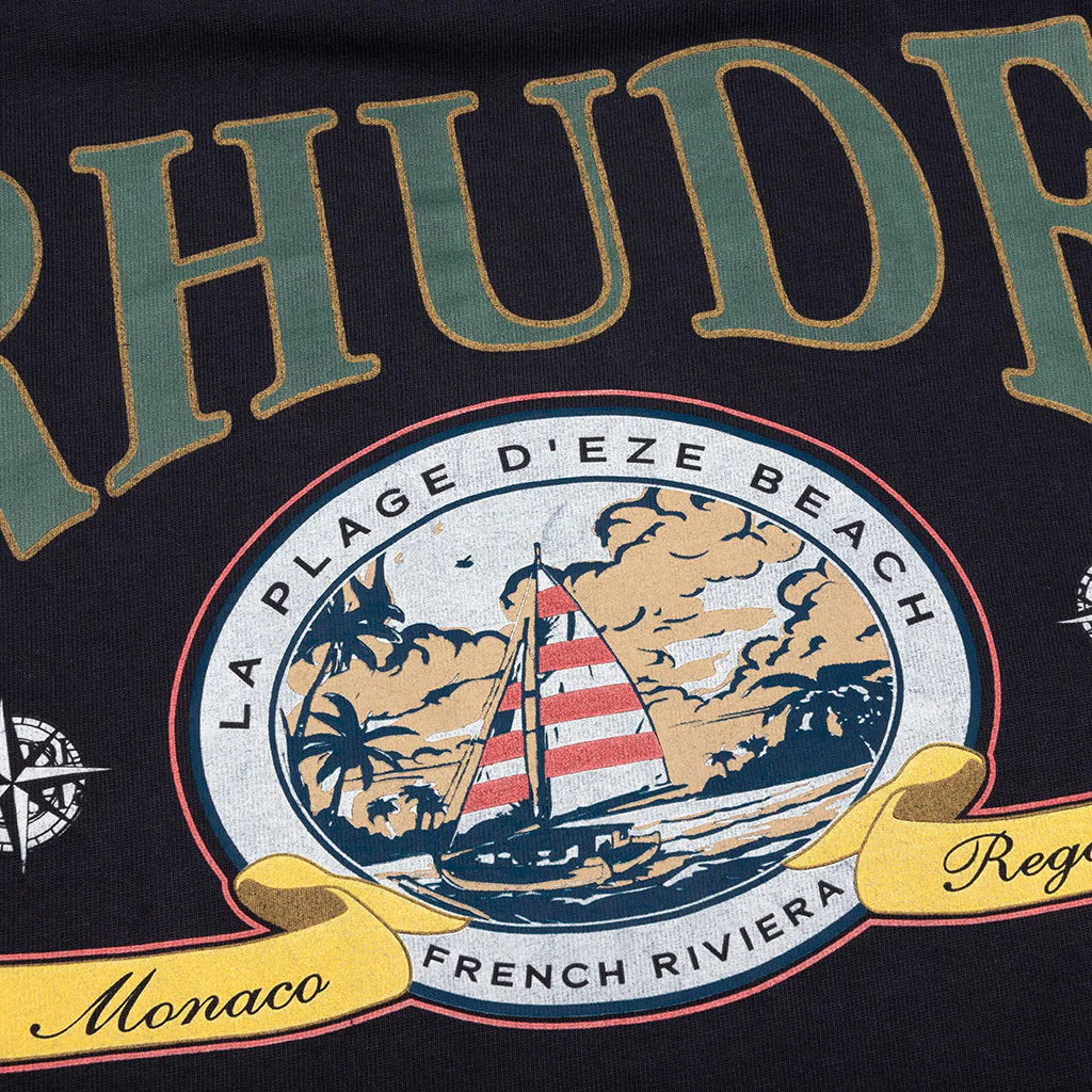 Monaco Regatta Tee - Vintage Black - Image 3