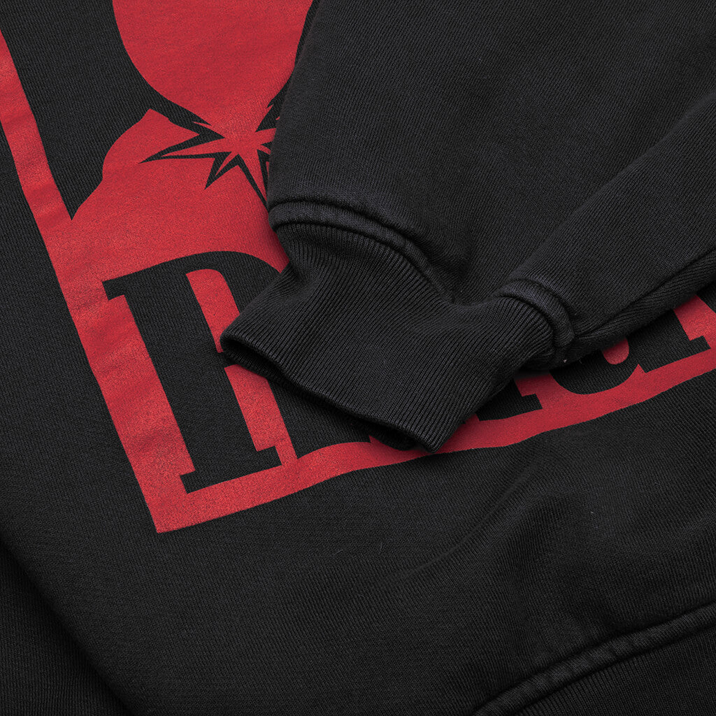 Moonlight Badge Full-Zip Hoodie - Vintage Black - Image 4
