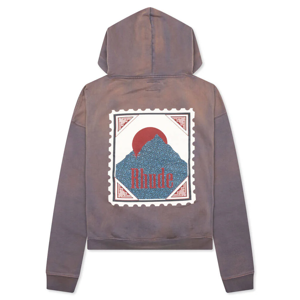 Moonlight Stamp Hoodie - Vintage Grey - Image 2