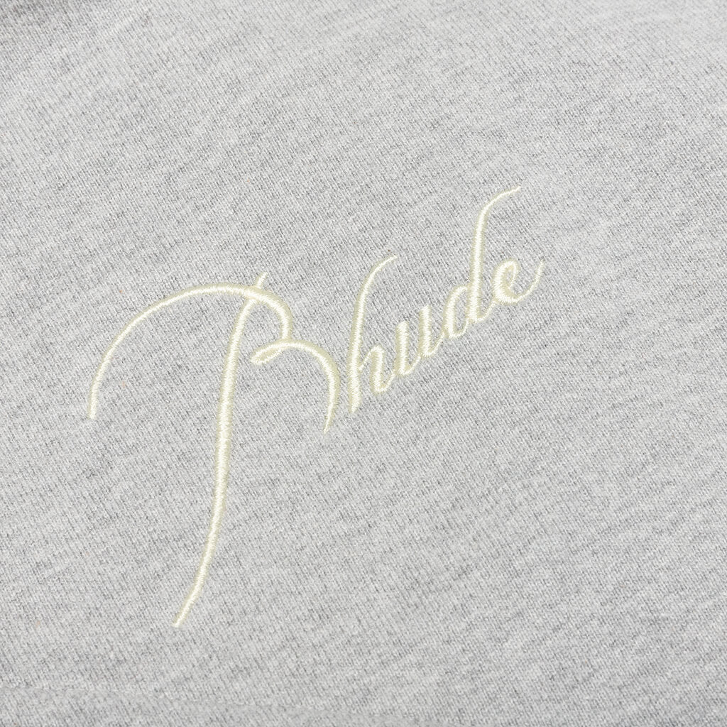 Quarter Zip - Heather Grey - Image 3
