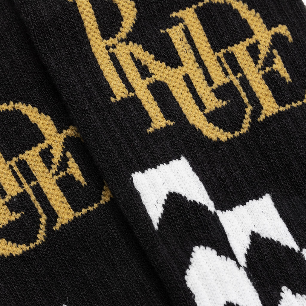 Racing Sock - Black/White - Image 2