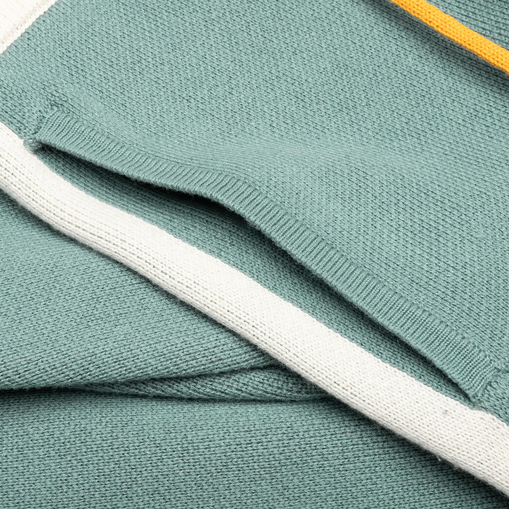 Rhude Boys Knit Track Pant - Ivory/Sage - Image 4