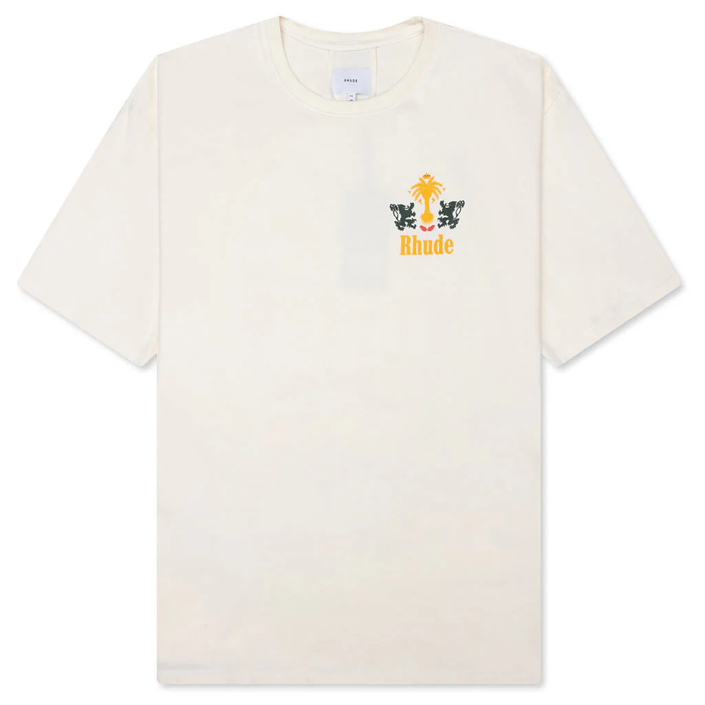 Rhude Tabaco Tee - Vintage White