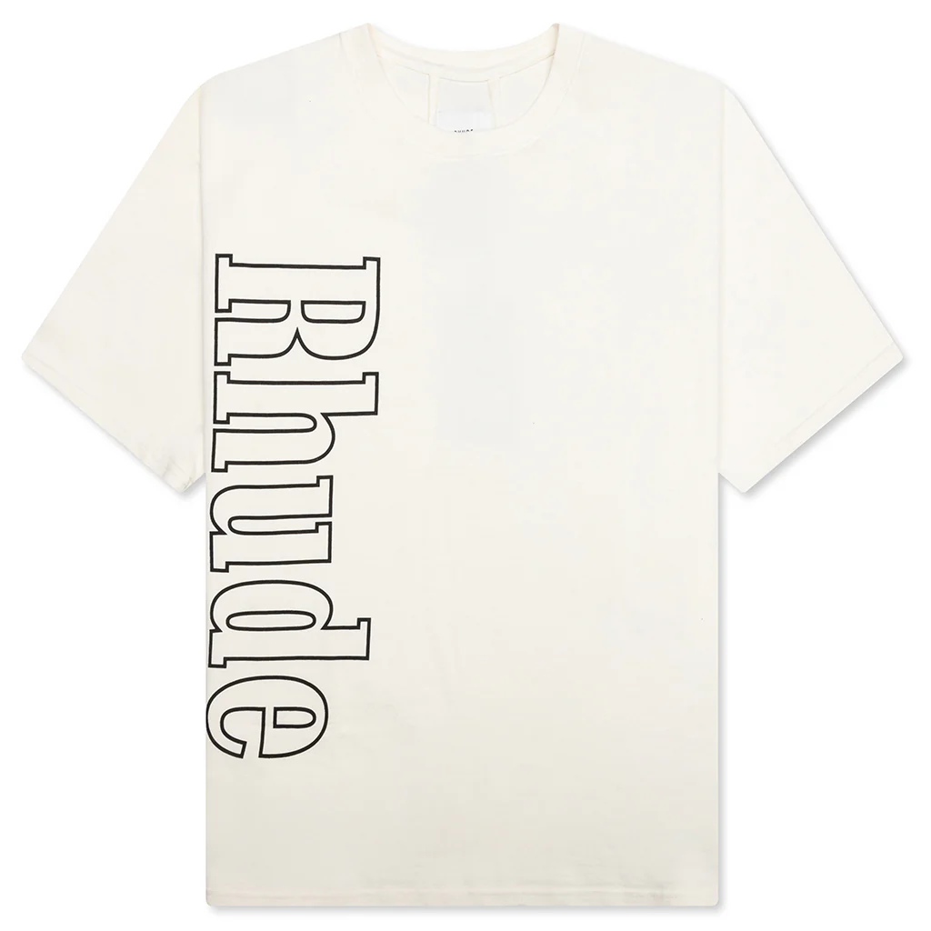 Side Logo Tee - Vintage White