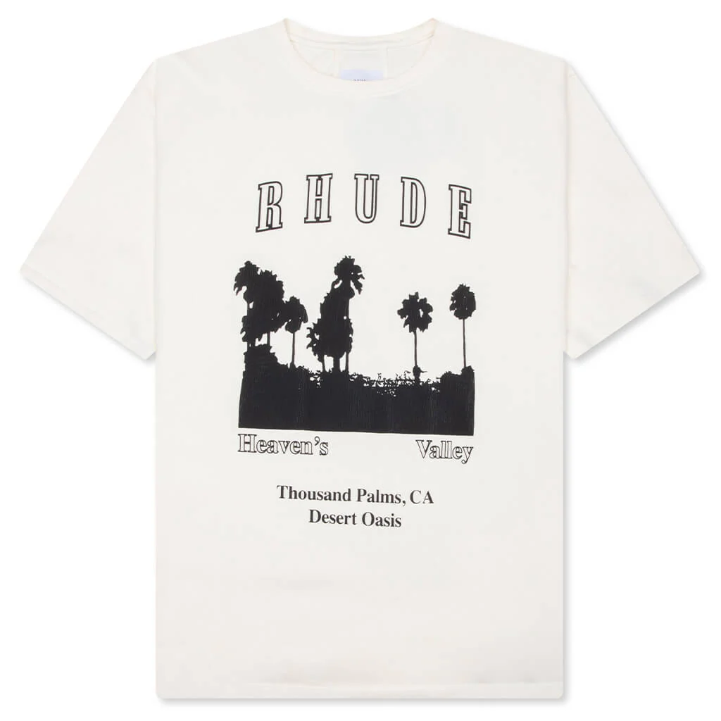Thousand Palms Tee - Vintage White/Black
