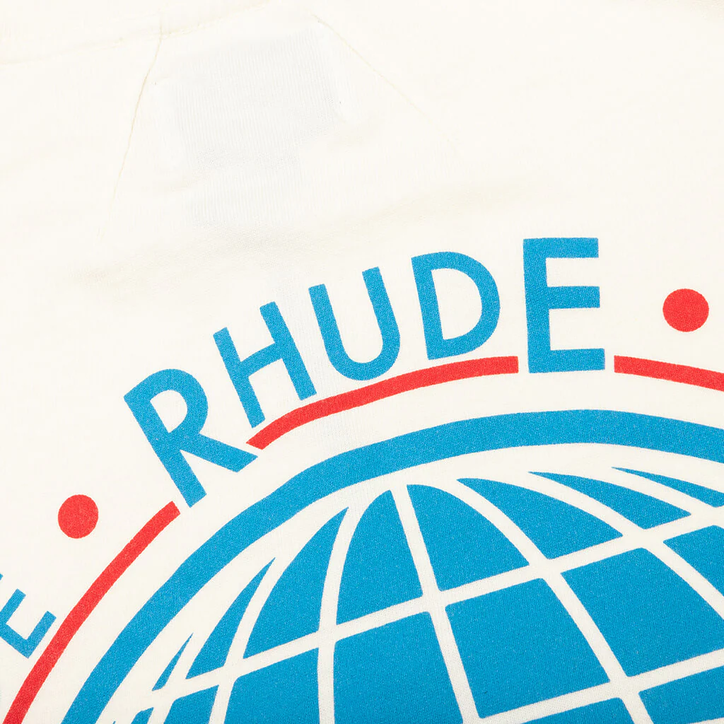 Rhude Worldwide Tee - Vintage White - Image 4