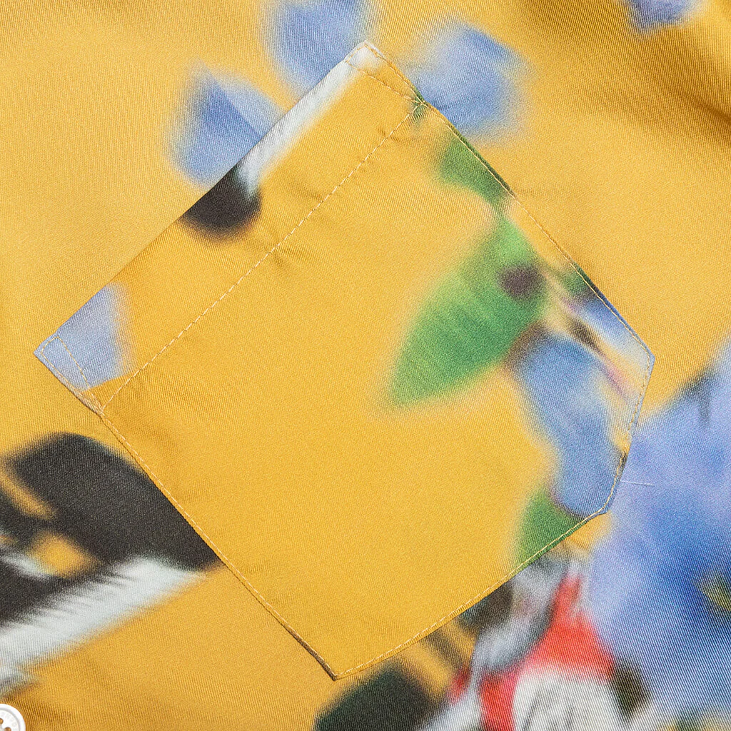 Yellow Loix Silk Shirt - Yellow/Multi - Image 6