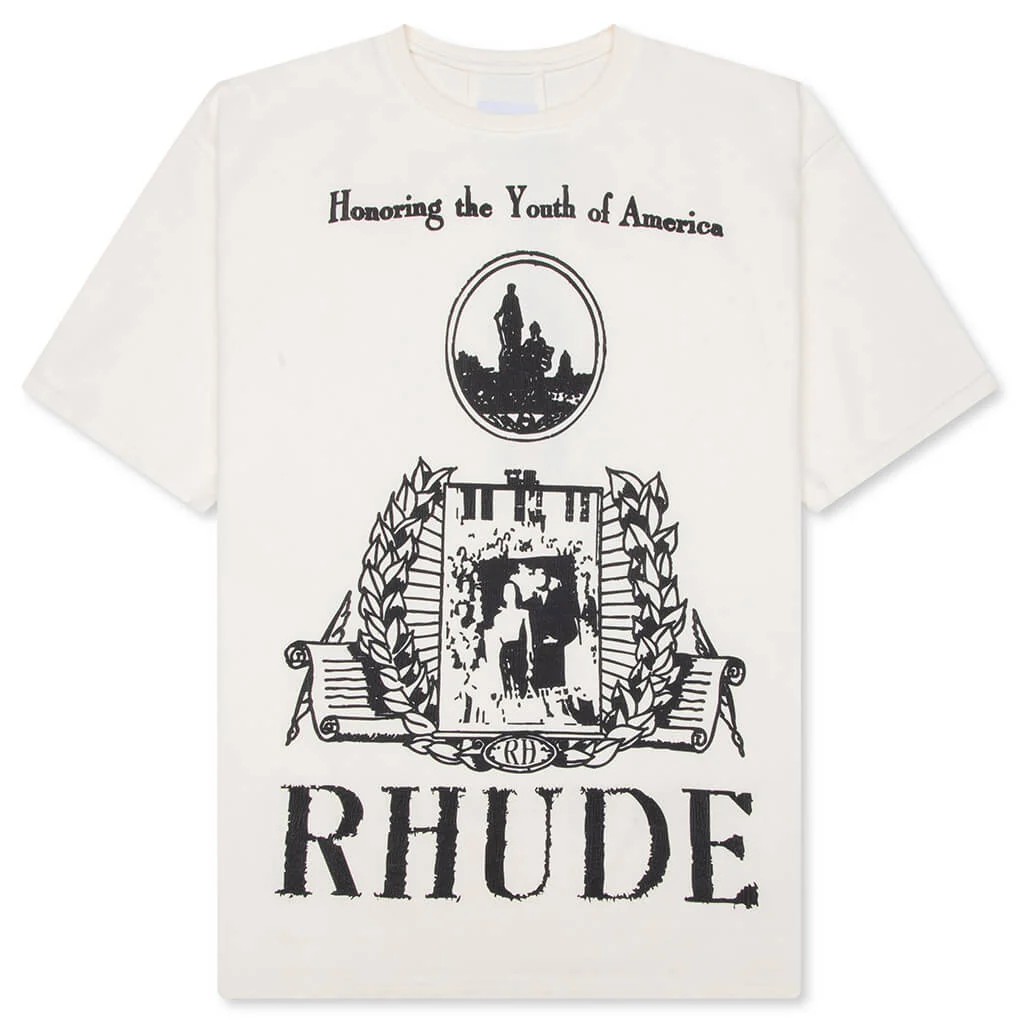 Youth Of America Tee - Vintage White/Black