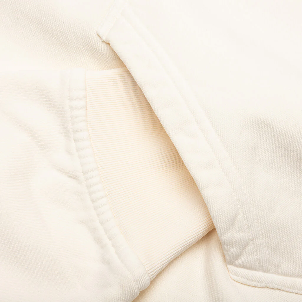 Zip Up Hoodie - Vintage White - Image 5