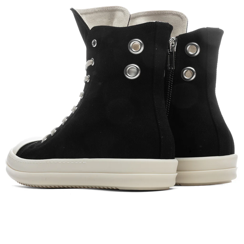 Denim Sneaks - Black/Milk - Image 3