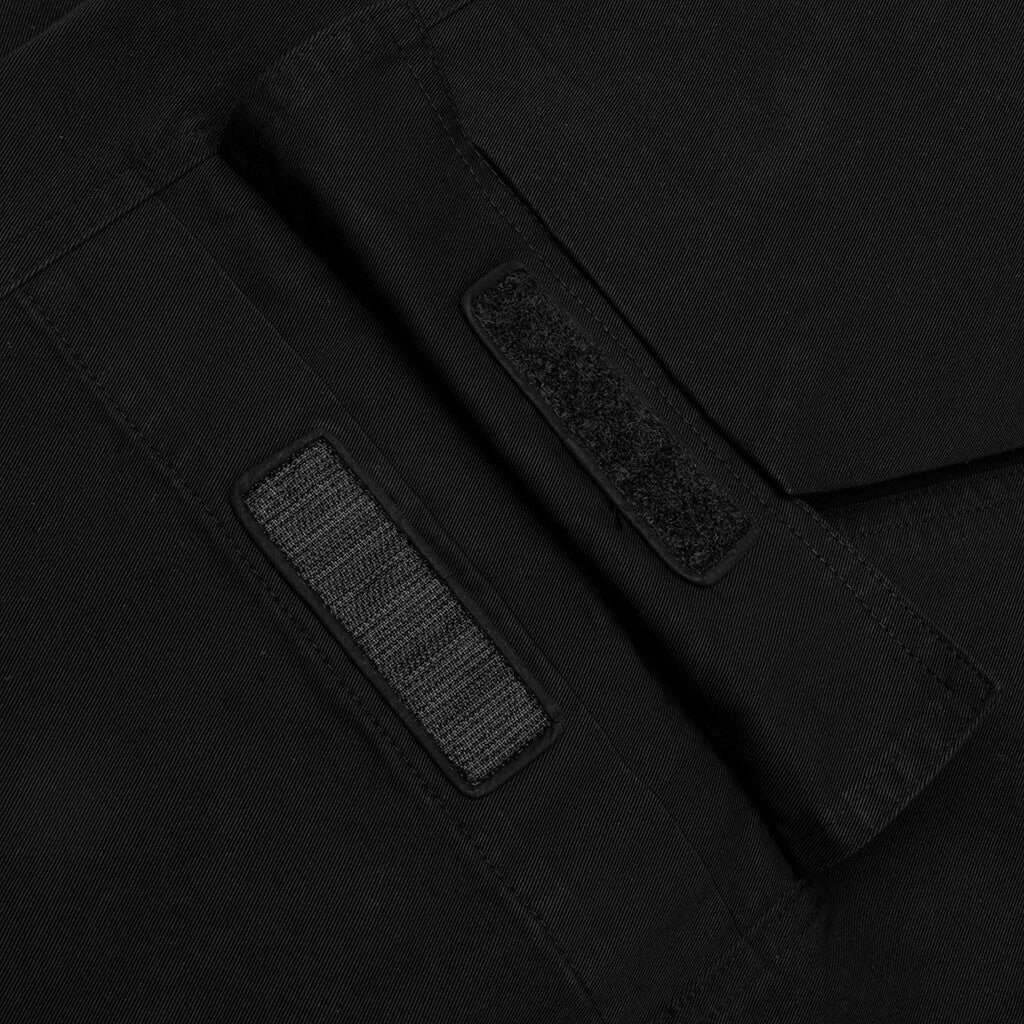 Double Cargo Jumbo Belas Pants - Black - Image 4