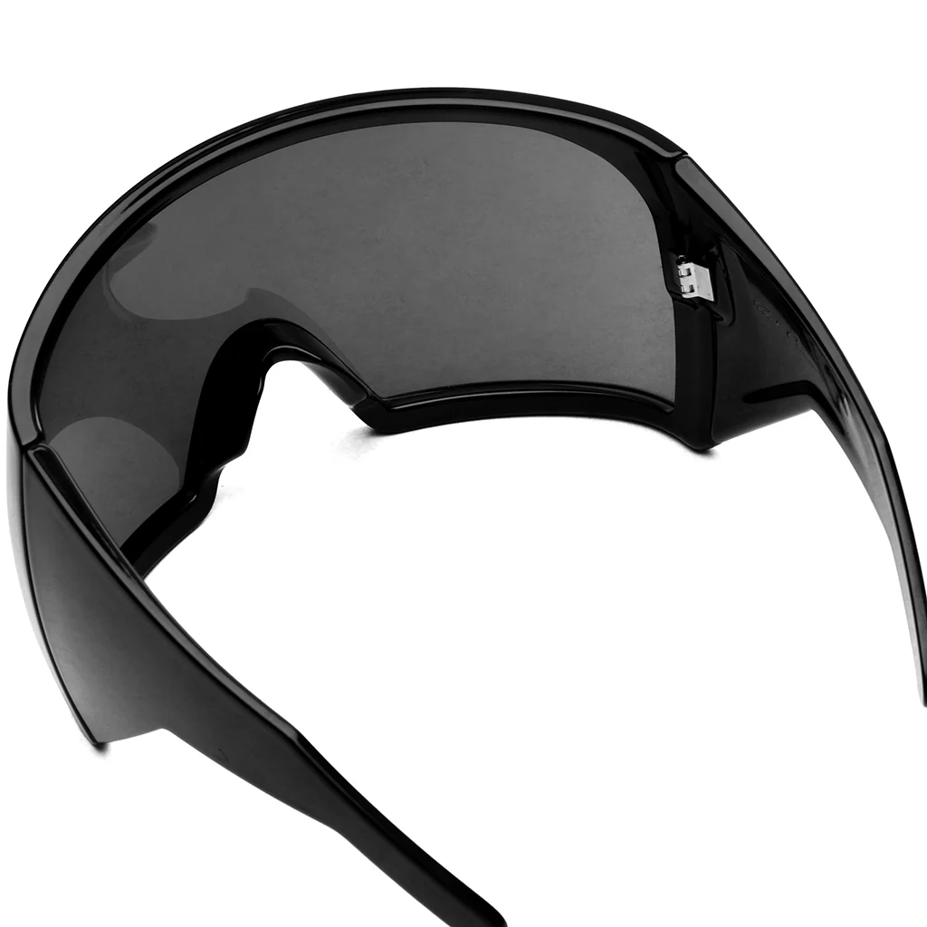 Sunglasses Kriester Shiny - Black Temple/Black Lens - Image 3
