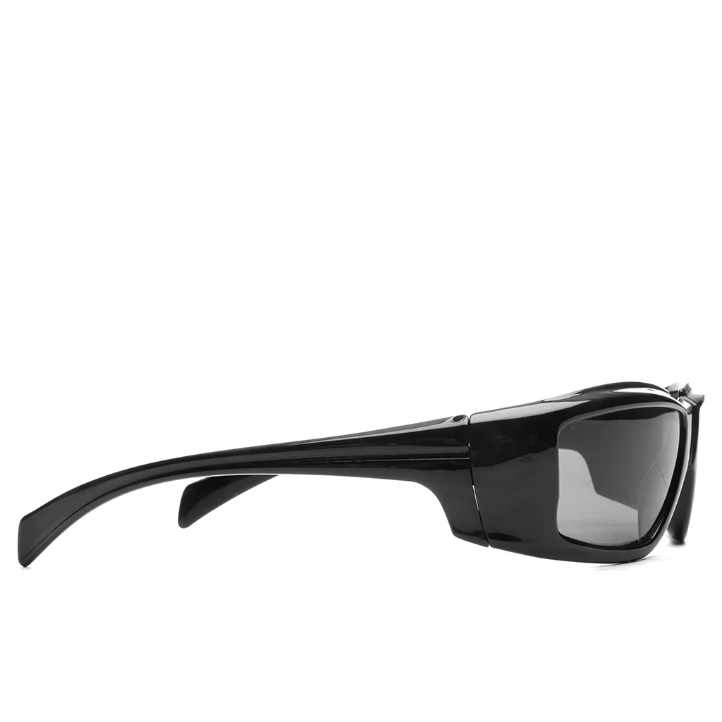 Sunglasses Rick - Black Temple/Black Lens - Image 2