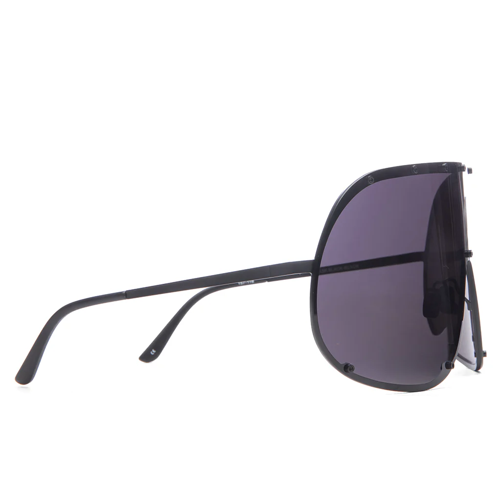 Sunglasses Shield - Black Temple/Black Lens - Image 2