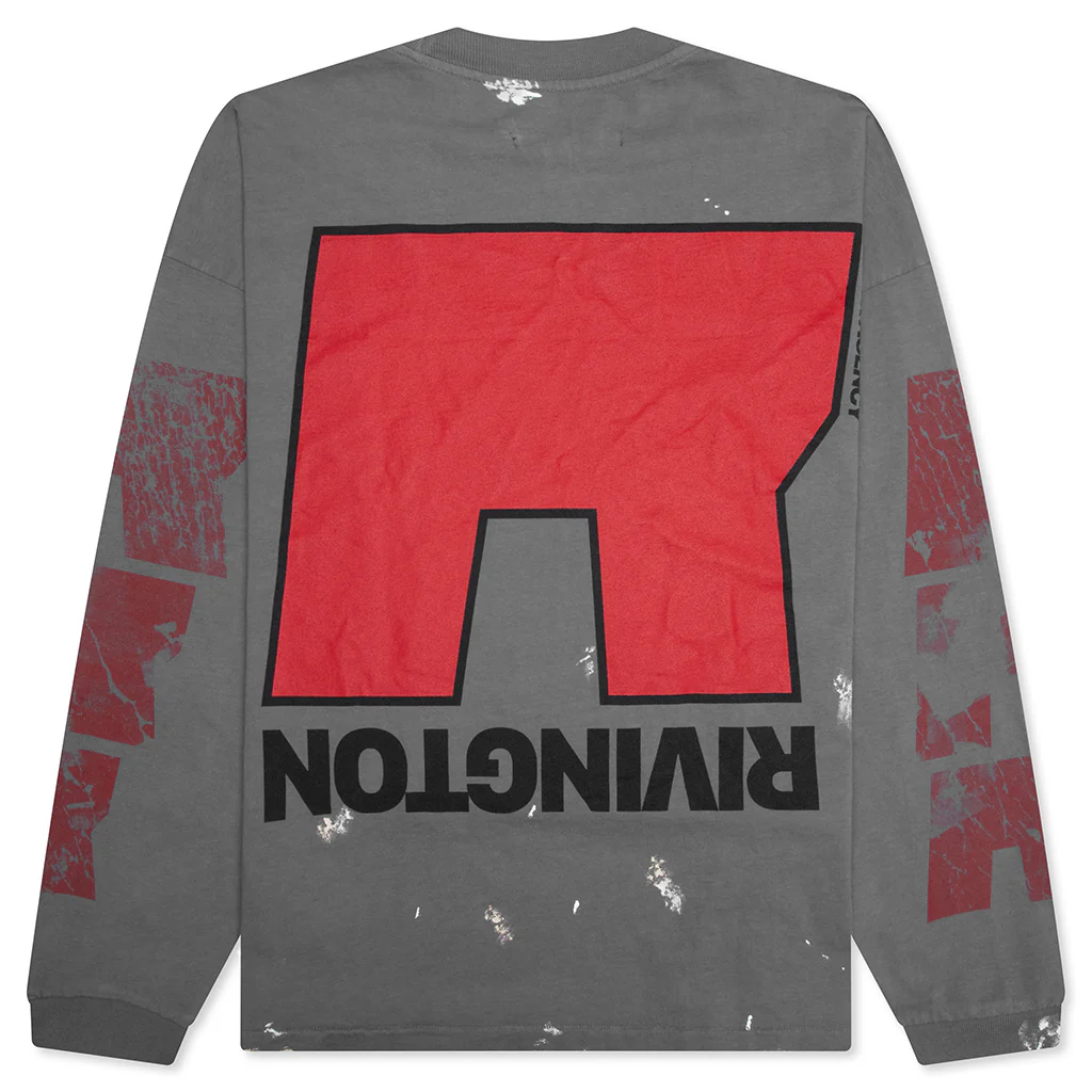 Love Stuff L/S Tee - Grey - Image 2
