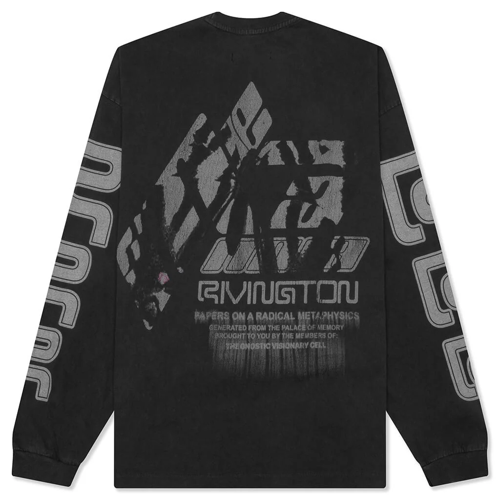 Metamoth 2 Vintage L/S Tee - Vintage Black - Image 2