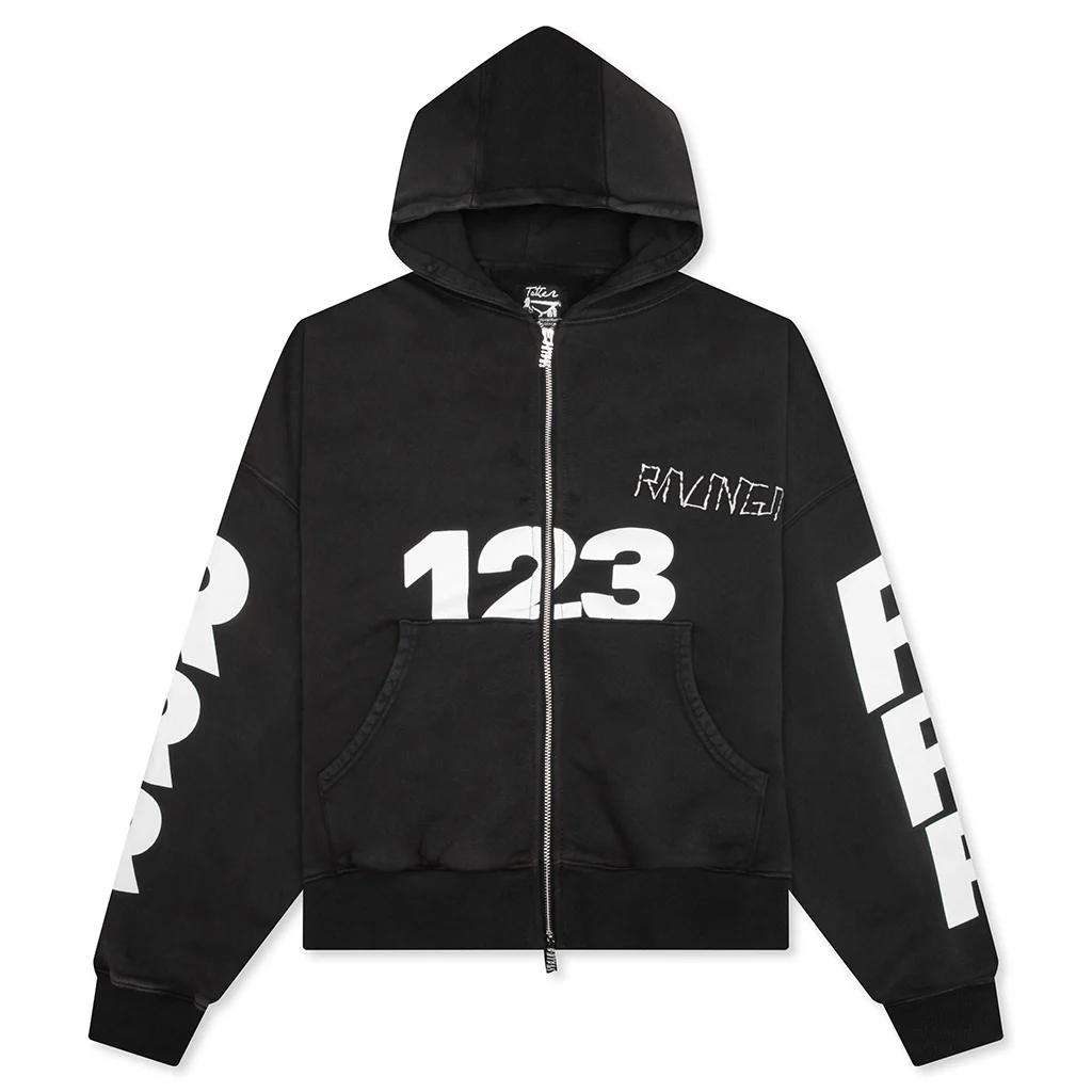 USO-123 CVA Zip Hoodie - Mechanic Black
