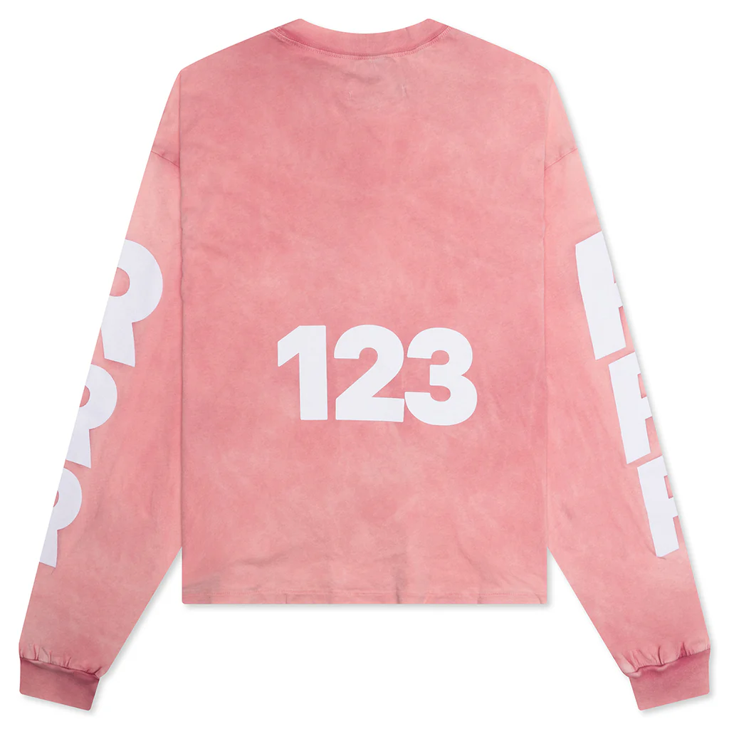 USO 123 Garden L/S Tee - Pink - Image 2