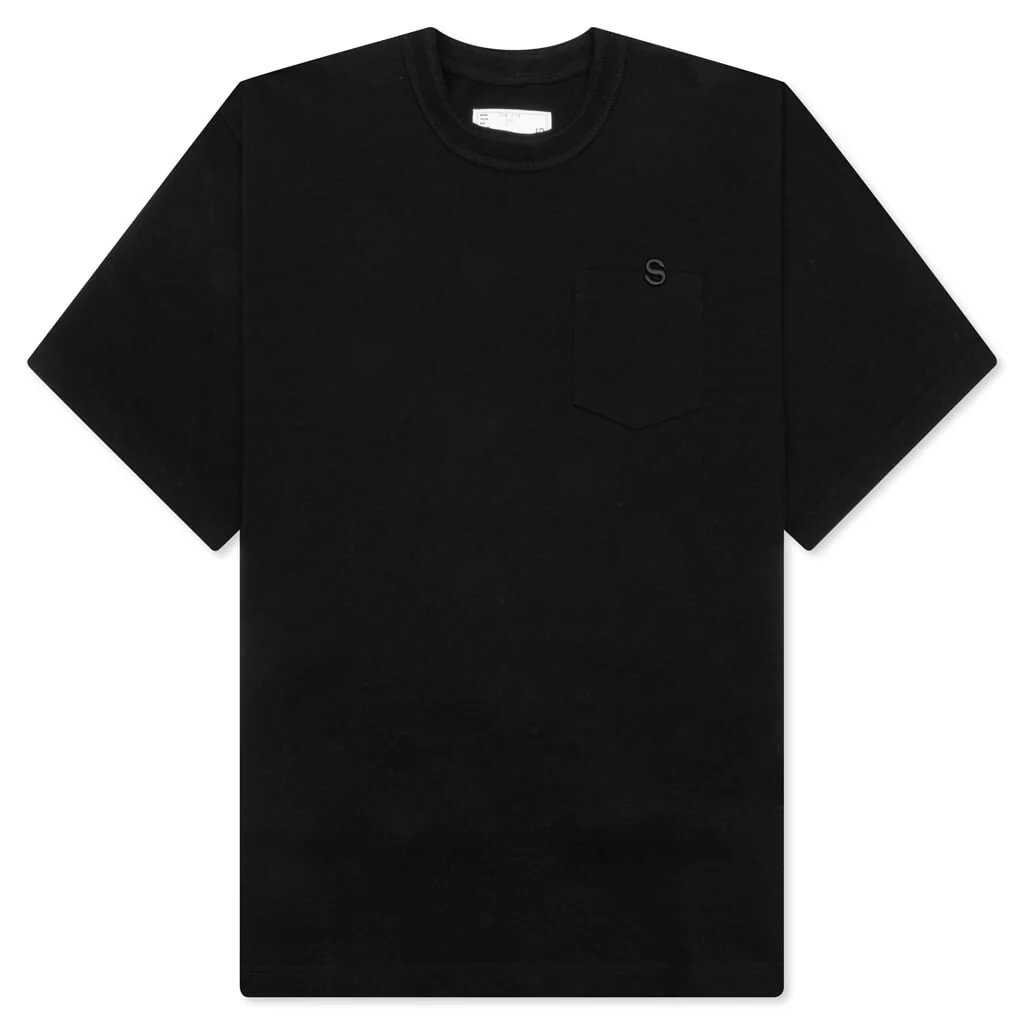 Cotton Jersey T-Shirt - Black