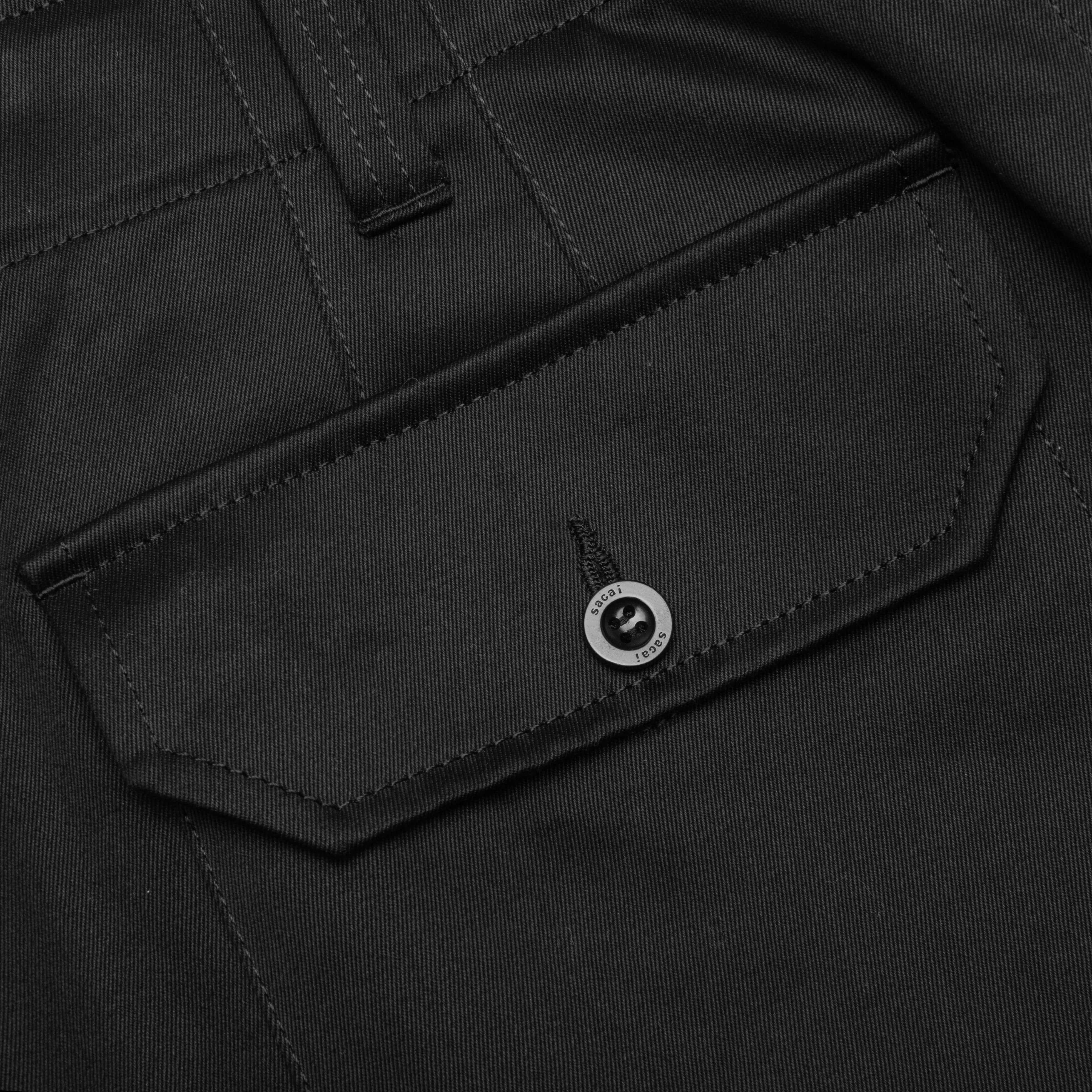 Cotton Chino Pants - Black - Image 4