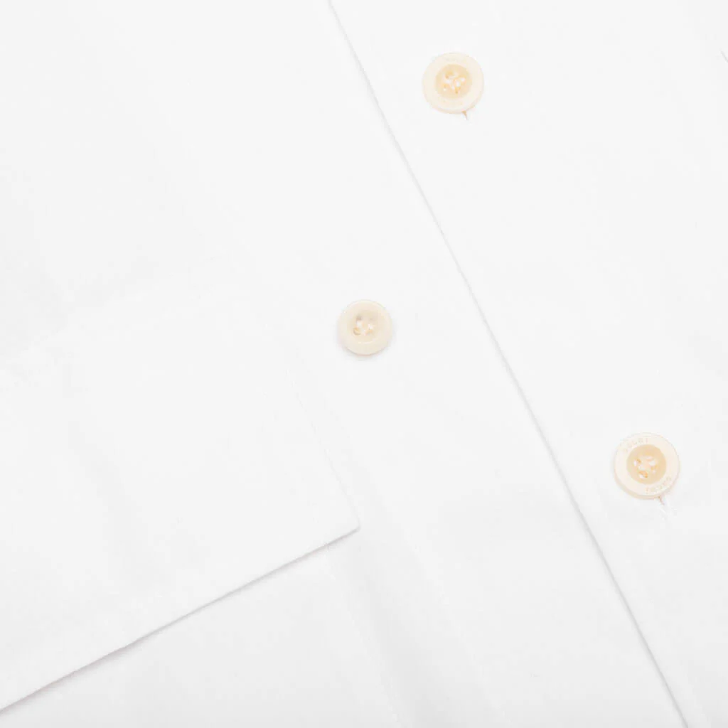 Cotton Poplin Shirt - White - Image 3