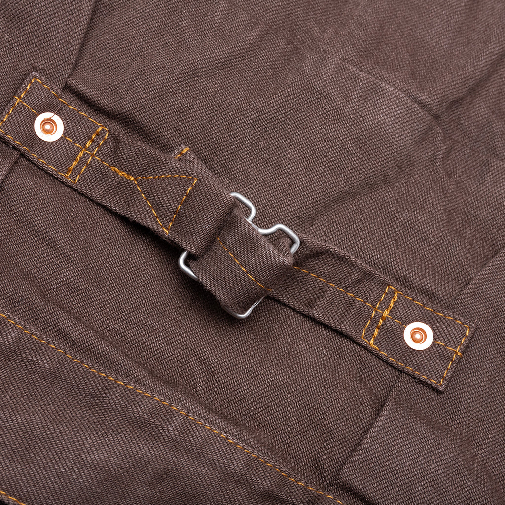 Denim Jacket - Brown - Image 5