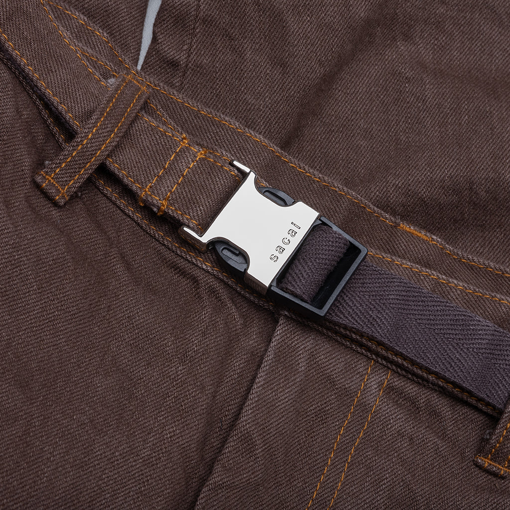 Denim Pants - Brown - Image 3