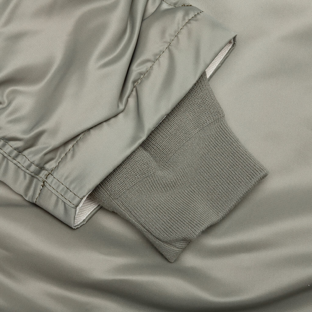 Nylon Twill Blouson - Light Khaki - Image 4