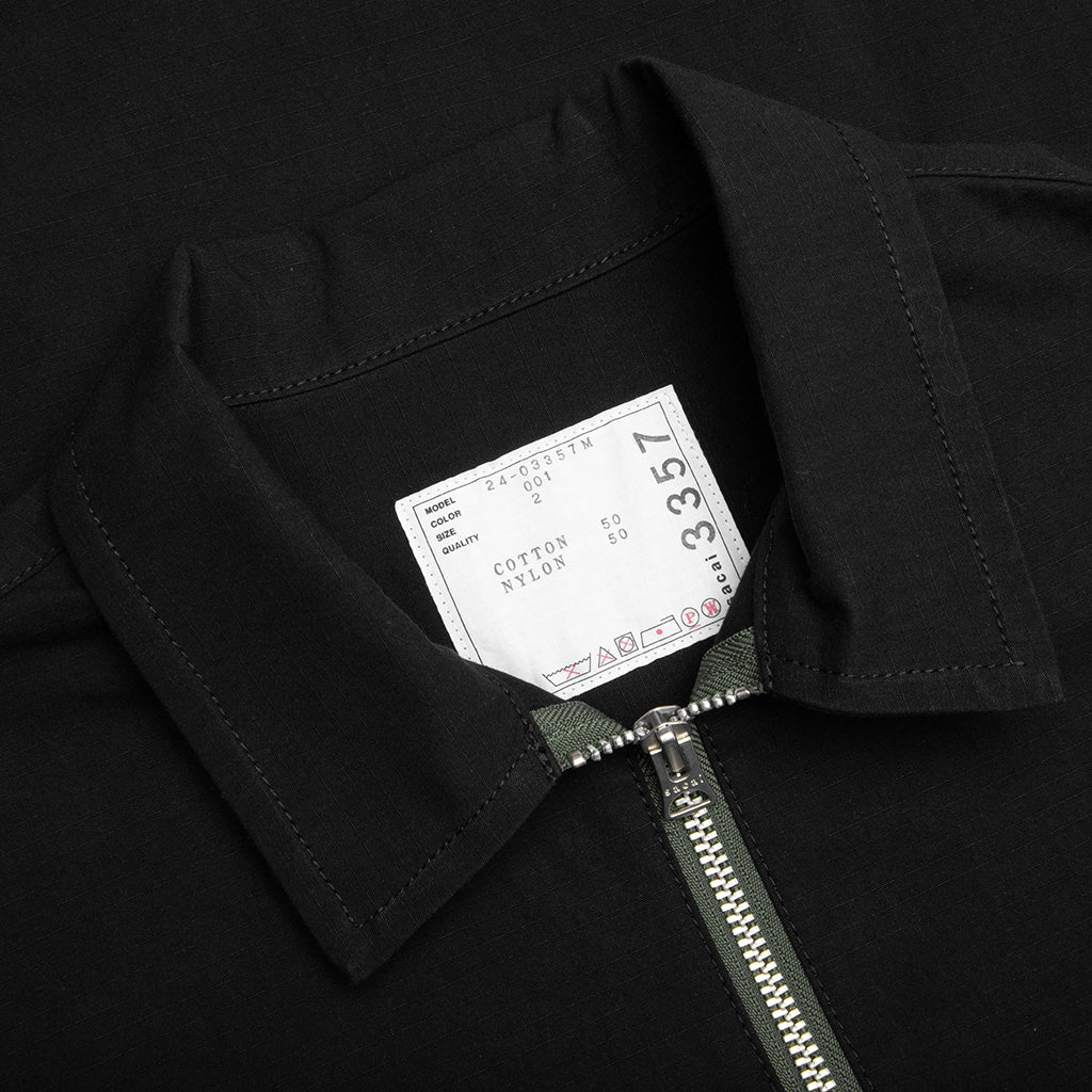 Rip Stop Pullover - Black - Image 3