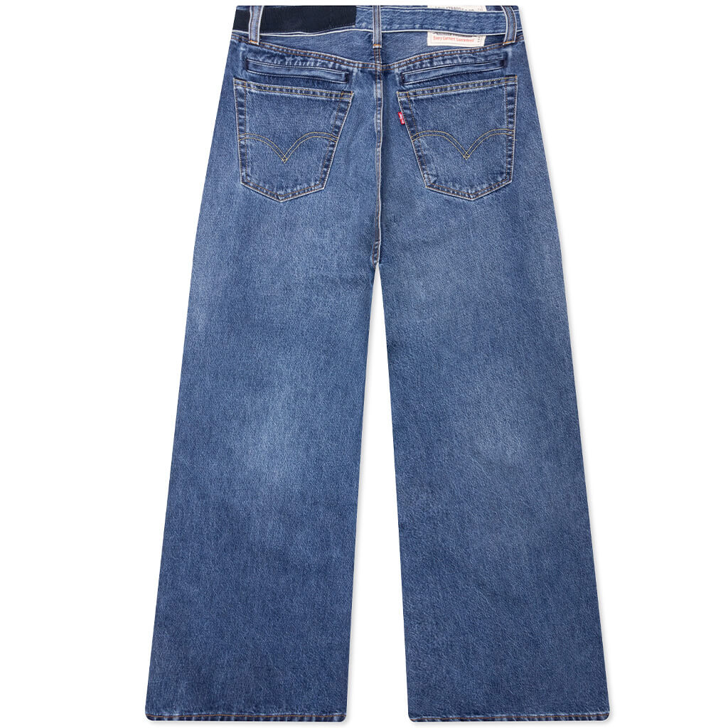 Sacai x Levi's Wide Leg Denim Pants - Blue - Image 2