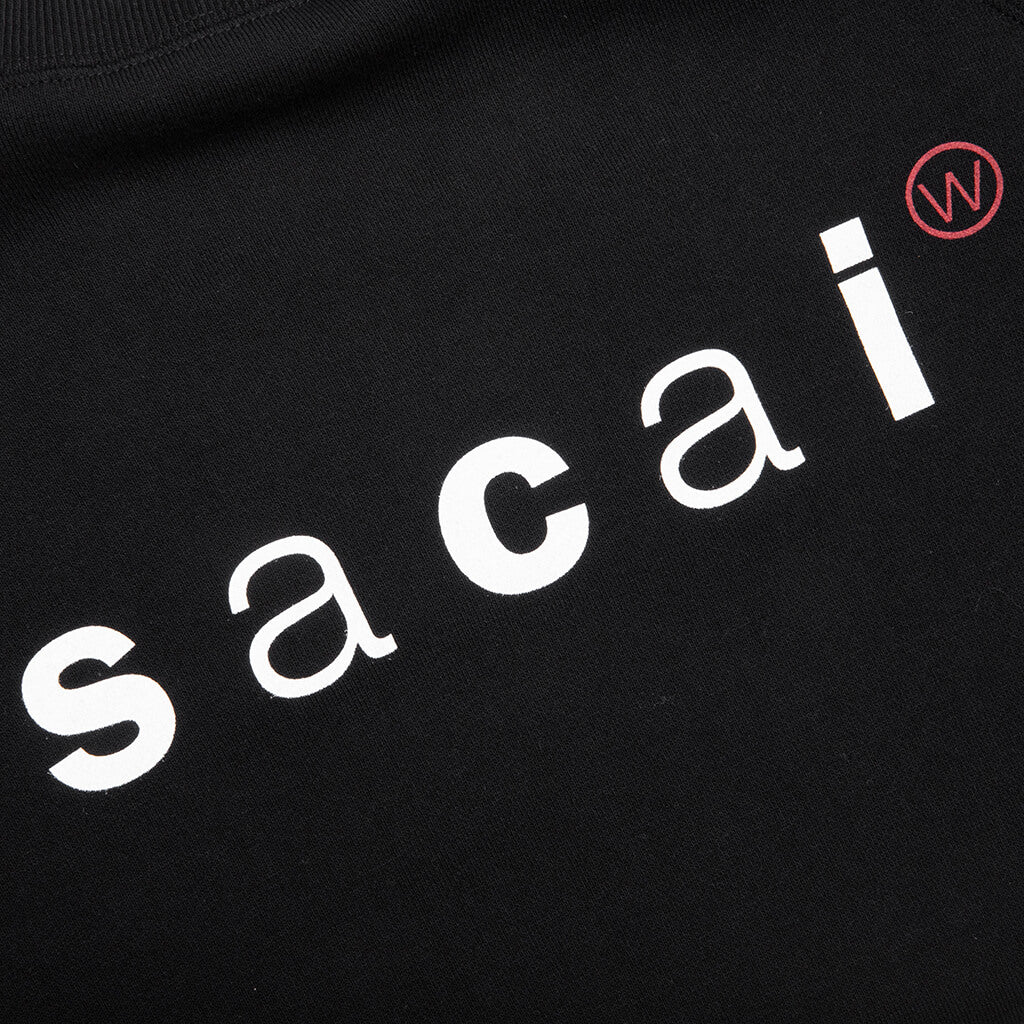 Sacai x WTAPS Print Pullover - Black - Image 3