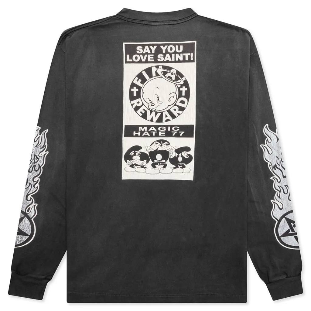 Fire Baby L/S Tee - Black - Image 2