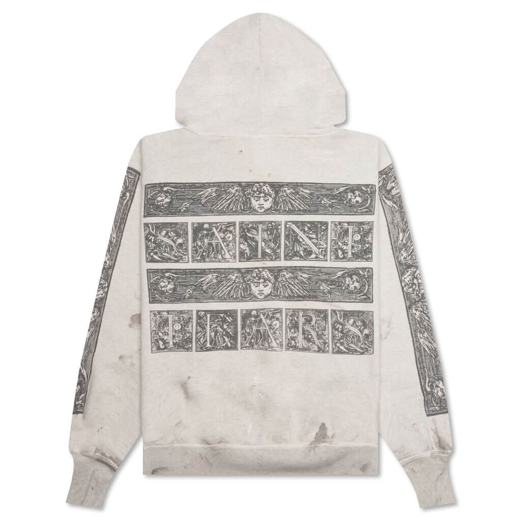 Saint Michael x Denim Tears Mural Hoodie - Grey - Image 2