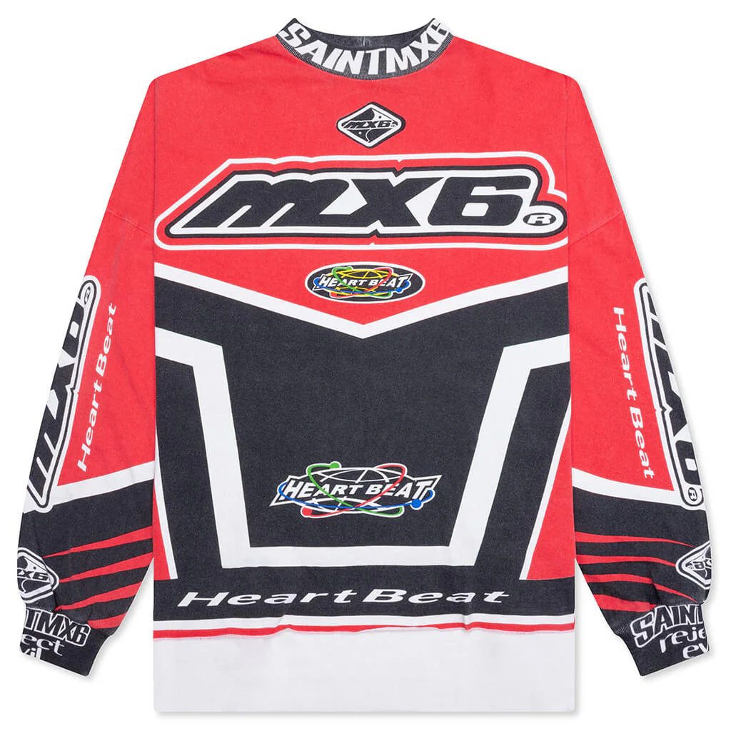 MX6 L/S Tee - Red