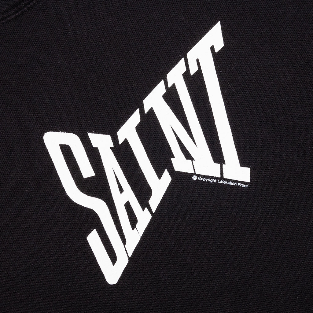 Ribon Saint Hoodie - Black - Image 3