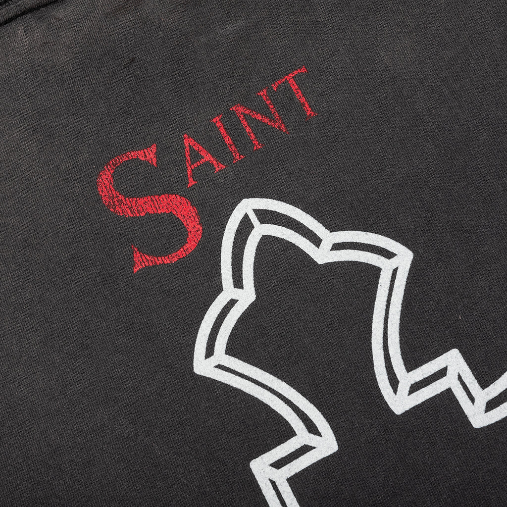 Saint Michael x 2Pac  T-Shirt - Black - Image 4