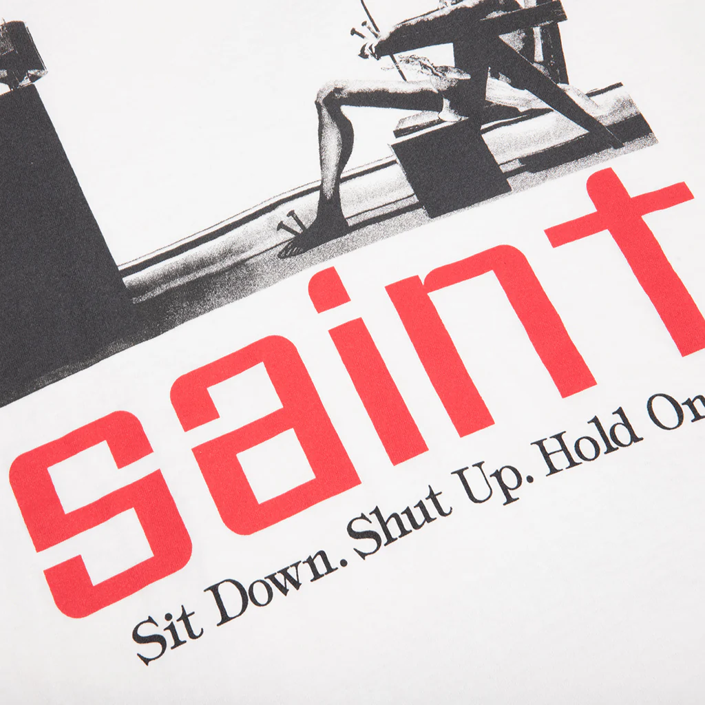 Sit Down S/S Tee - White - Image 3