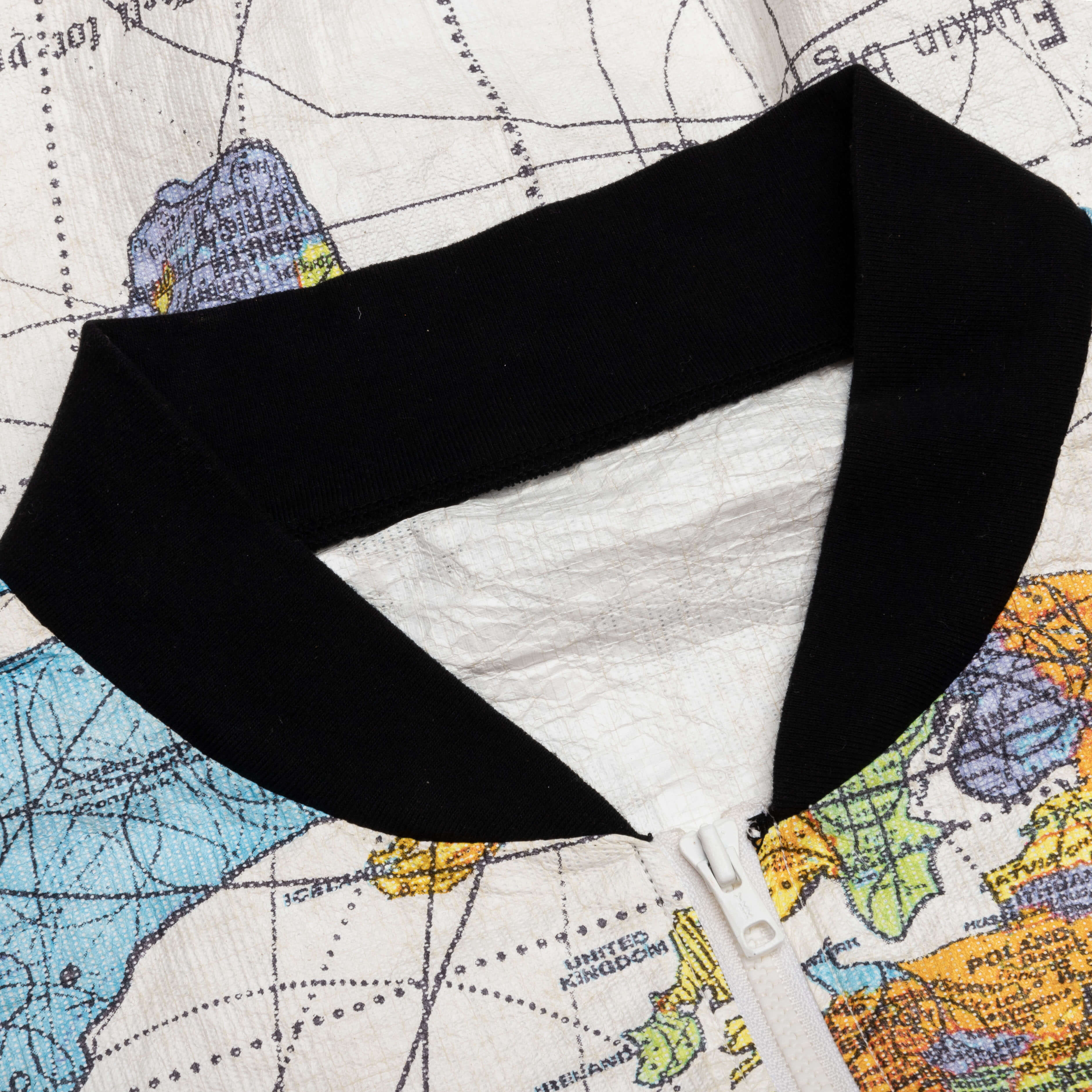 Saint Michael x Dr. Woo World Map Jacket - White - Image 3